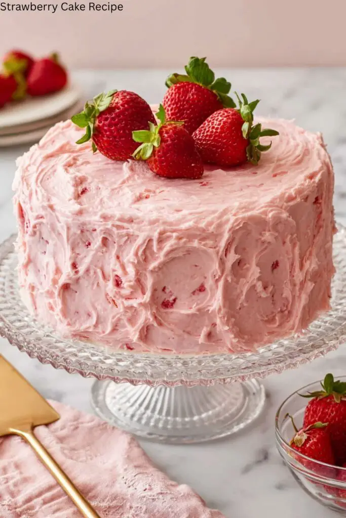 Strawberry Cake Recipe