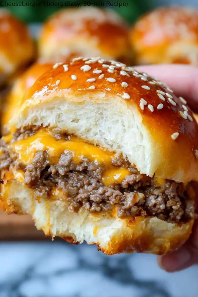 Cheeseburger Sliders (Easy, 30-min Recipe)