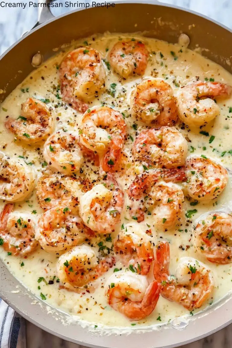 Creamy Parmesan Shrimp Recipe