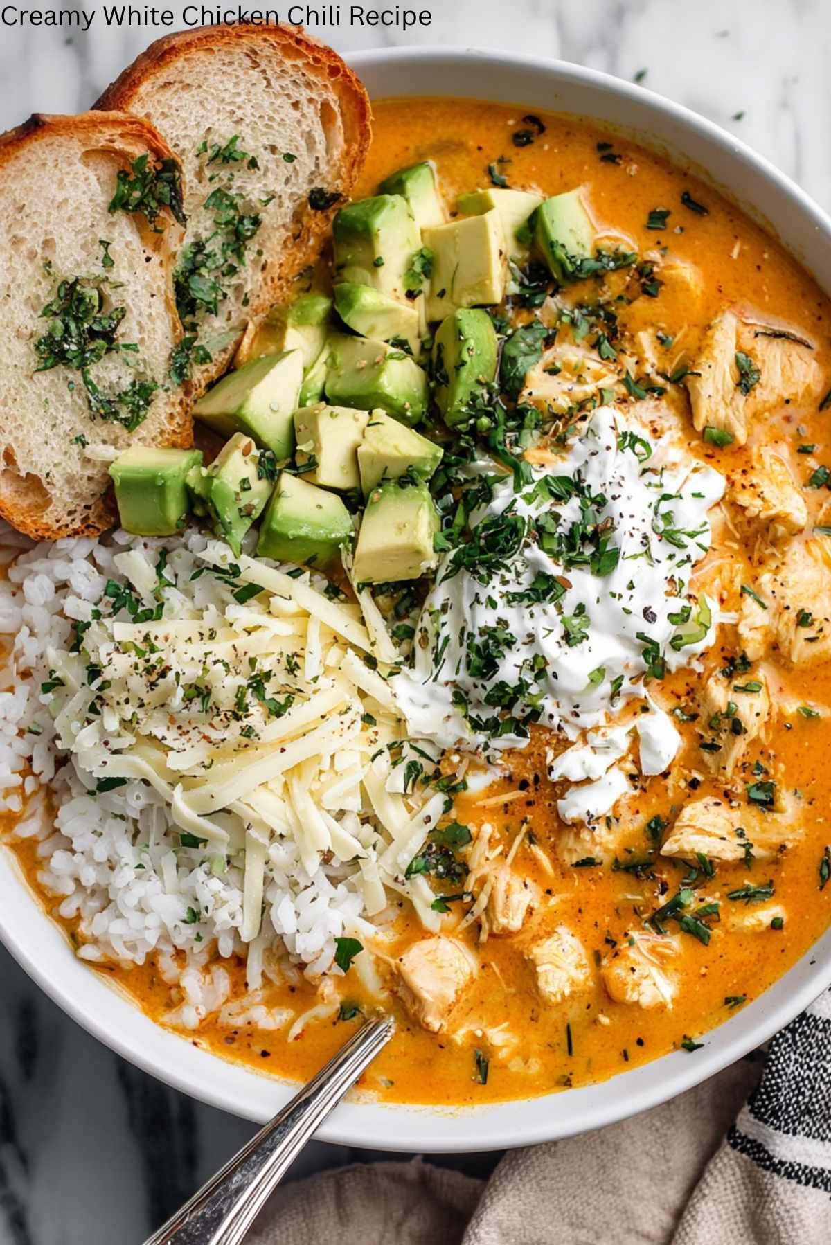 Creamy White Chicken Chili Recipe