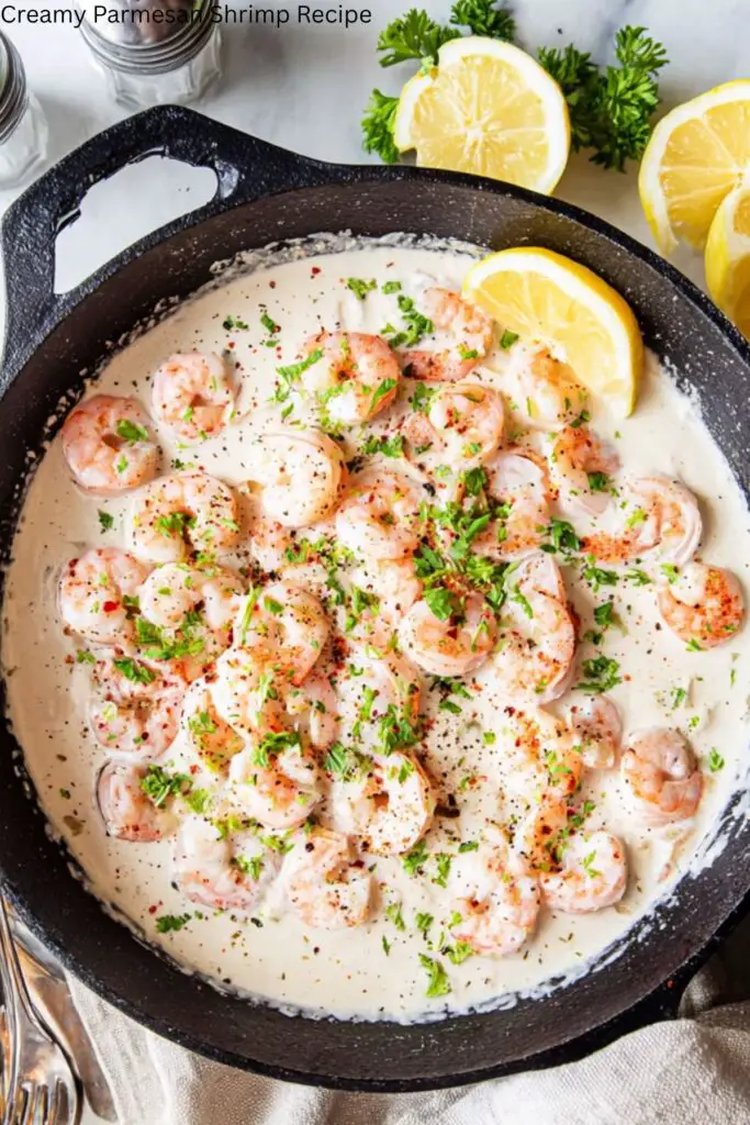 Creamy Parmesan Shrimp Recipe 4 Creamy Parmesan Shrimp Recipe