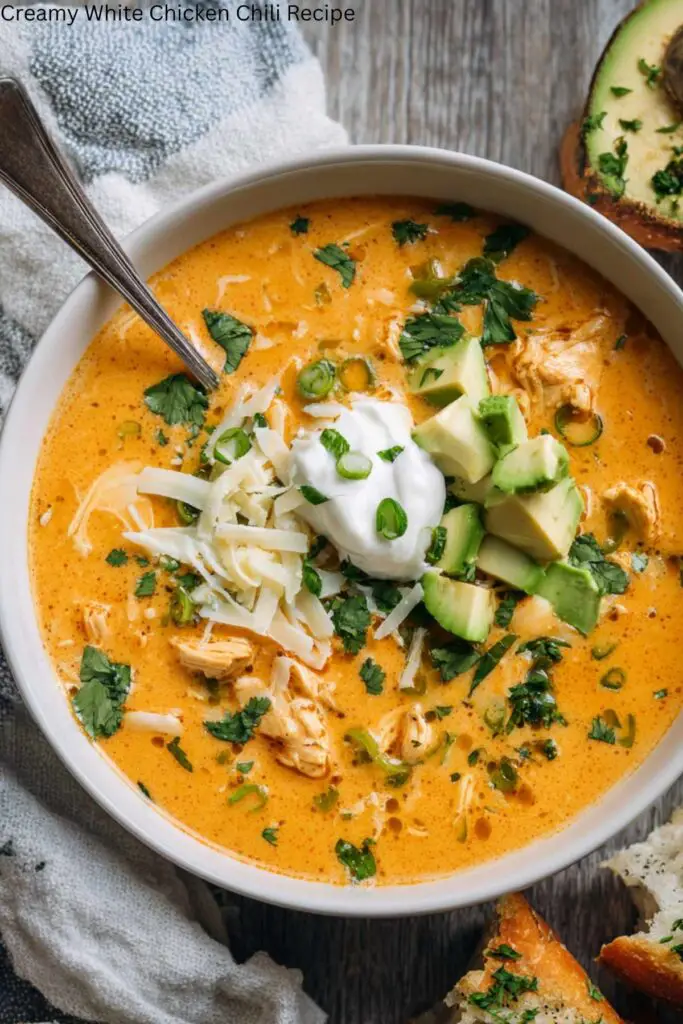 Creamy White Chicken Chili Recipe