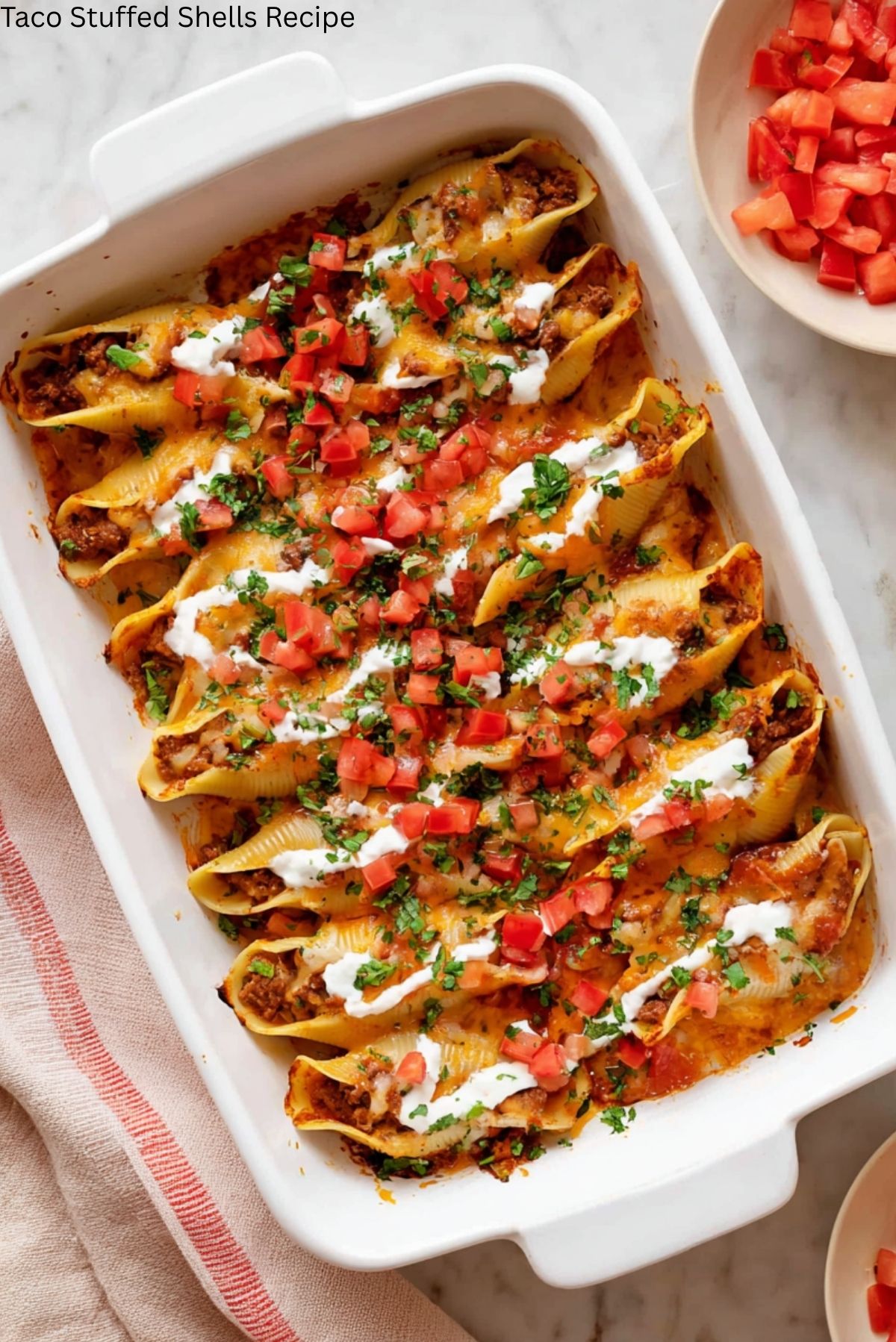 Taco Stuffed Shells Recipe