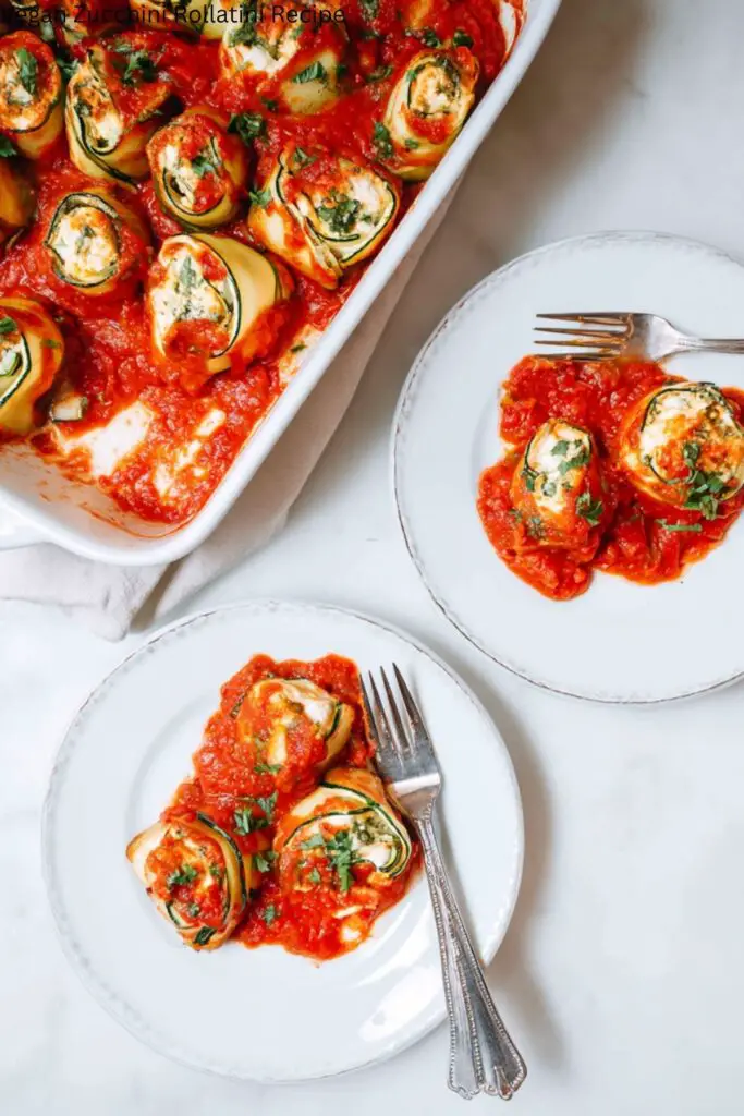Vegan Zucchini Rollatini Recipe