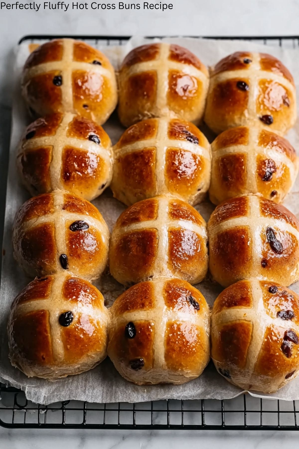 Perfectly Fluffy Hot Cross Buns Recipe