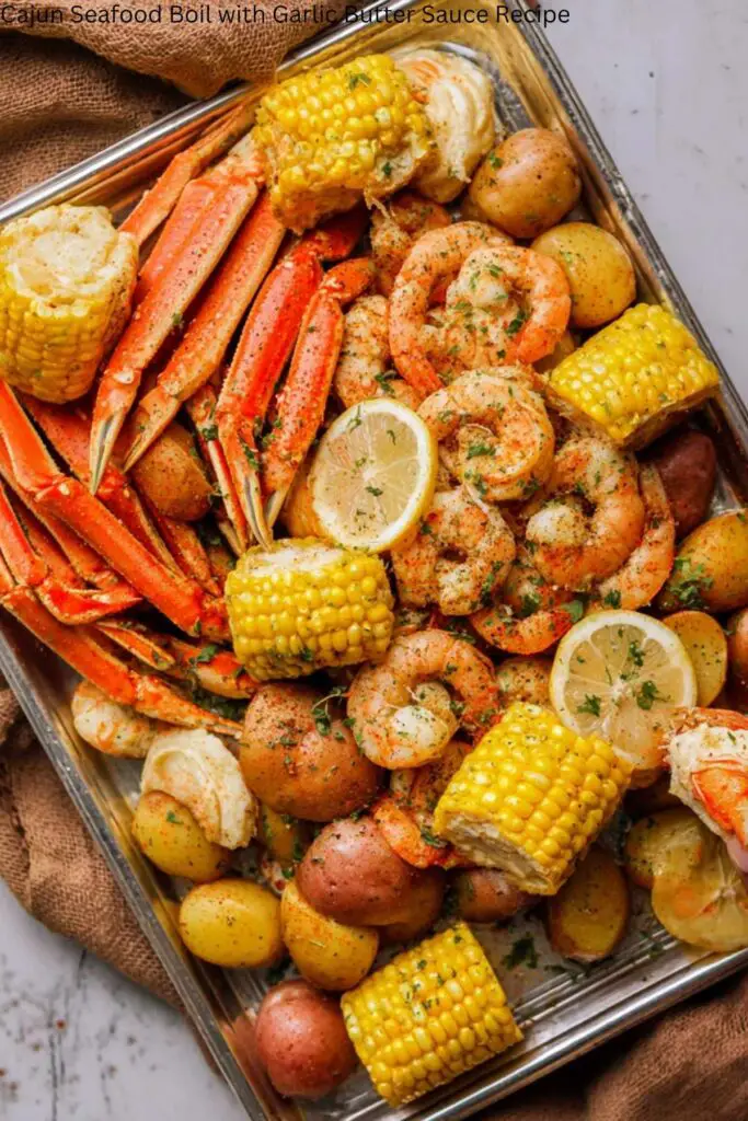 Cajun Seafood Boil with Garlic Butter Sauce Recipe 4 Cajun Seafood Boil with Garlic Butter Sauce Recipe