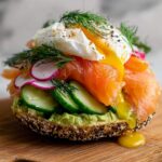 Smoked Salmon Avocado Bagel Recipe