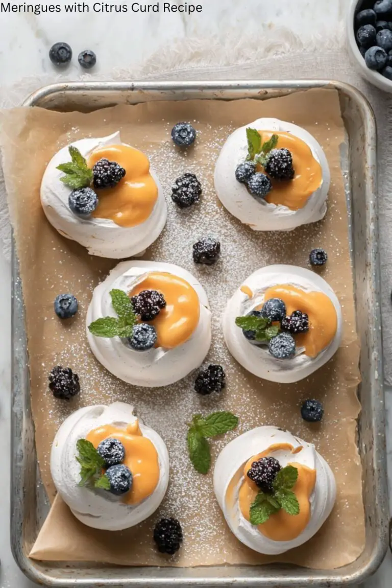 Meringues with Citrus Curd Recipe