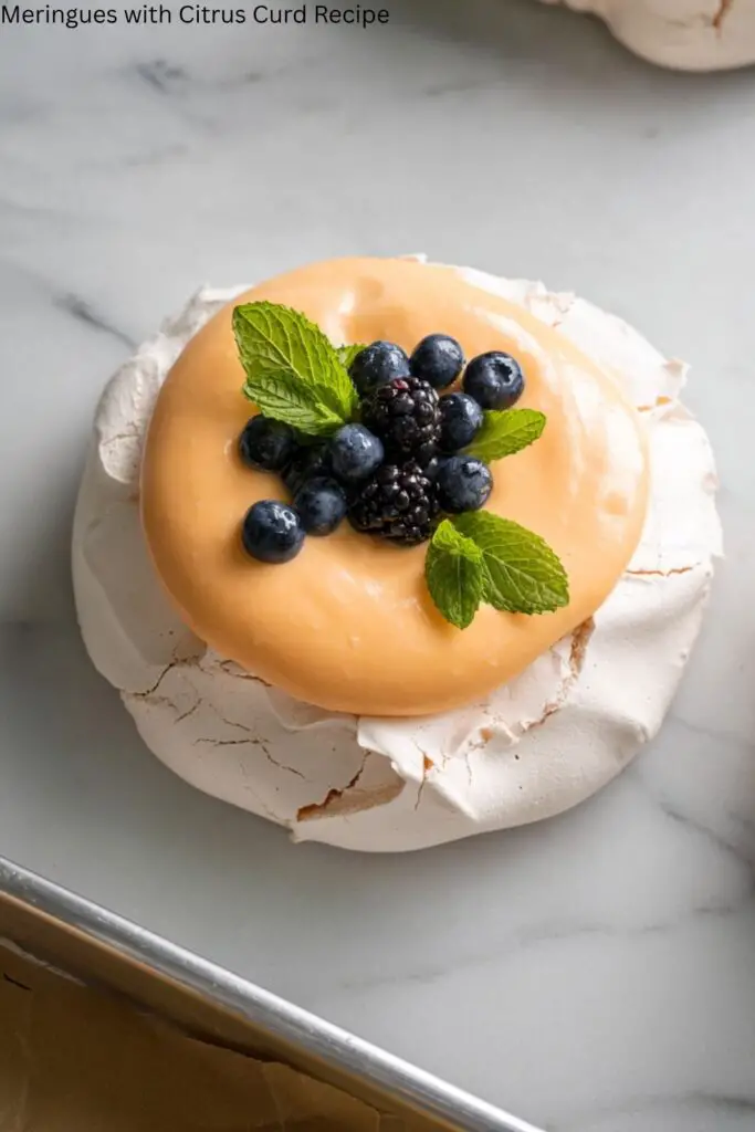 Meringues with Citrus Curd Recipe