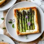 Asparagus Tart with Cream Cheese and Herbs Recipe