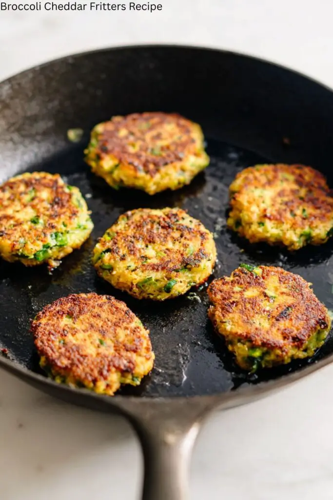 Broccoli Cheddar Fritters Recipe 4 Broccoli Cheddar Fritters Recipe