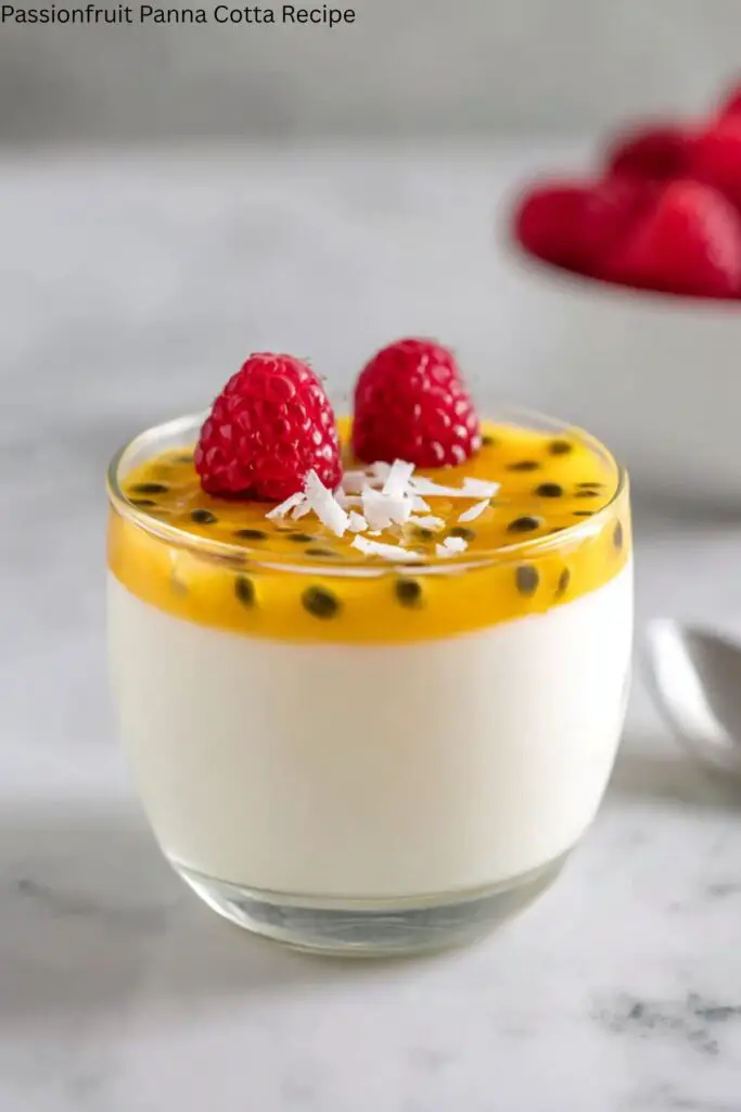 Passionfruit Panna Cotta Recipe 4 Passionfruit Panna Cotta Recipe