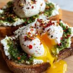 Ricotta Pesto Sourdough Toast Recipe