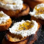 Truffle Honey Ricotta Crostinis Recipe