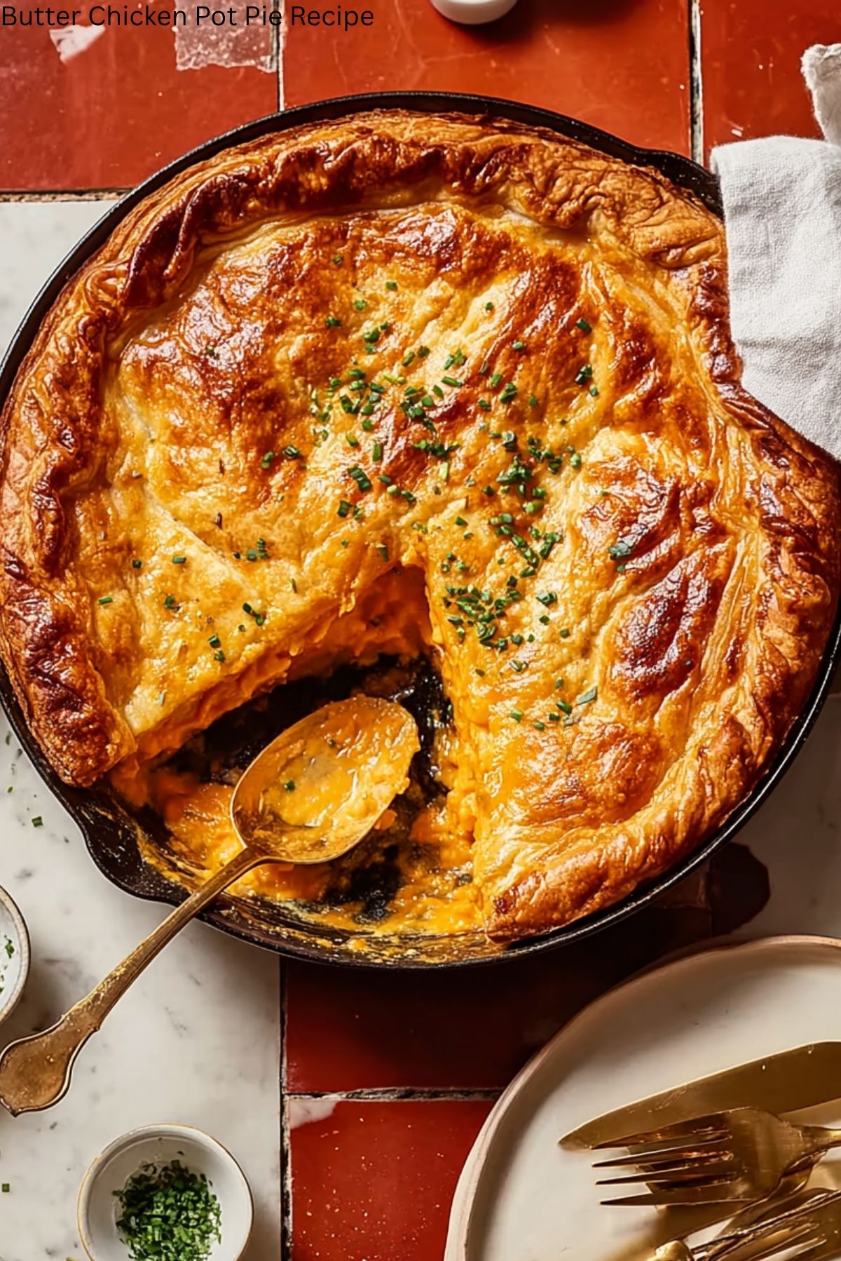Butter Chicken Pot Pie Recipe