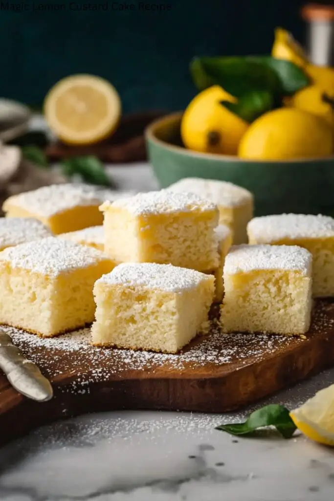 Magic Lemon Custard Cake Recipe 4 Magic Lemon Custard Cake Recipe
