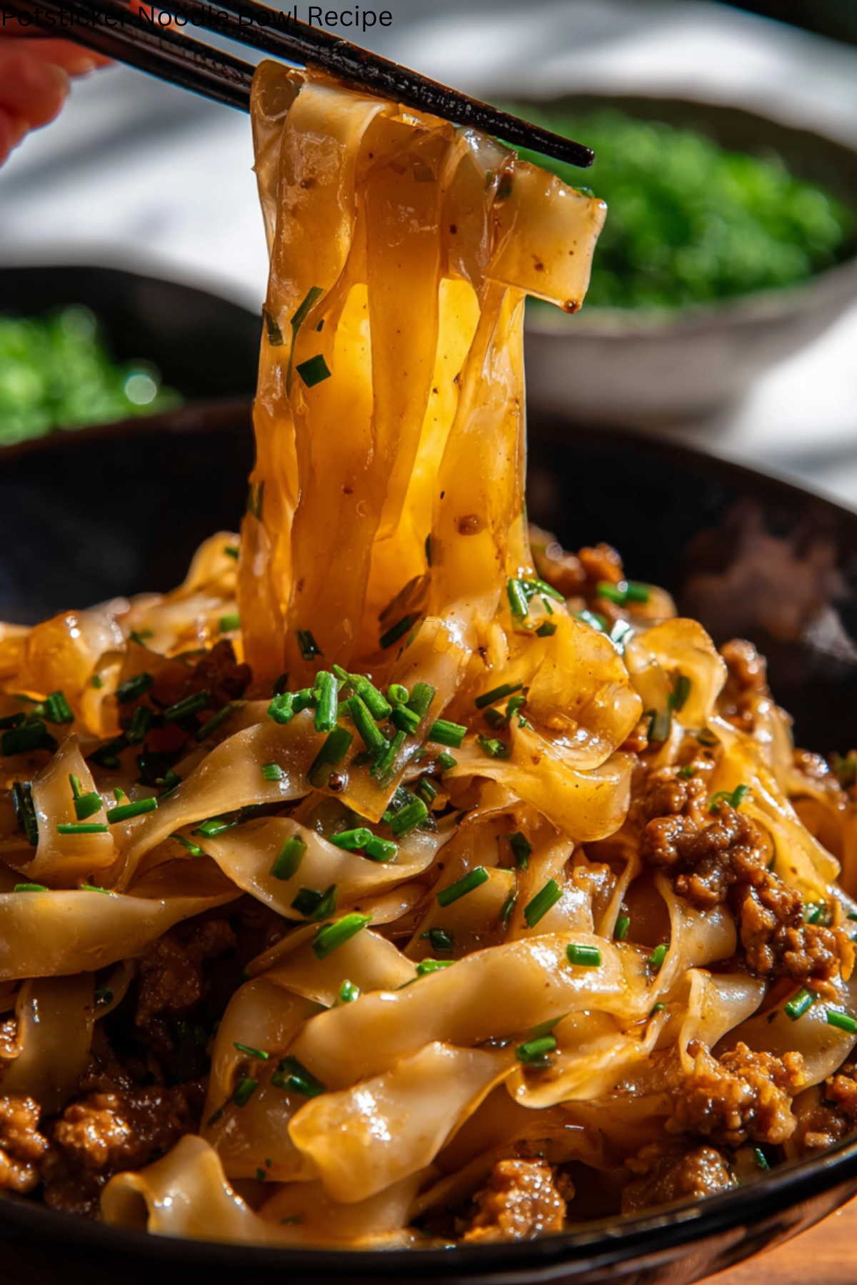 Potsticker Noodle Bowl Recipe