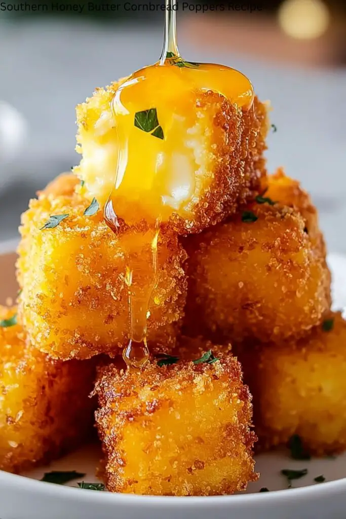 Southern Honey Butter Cornbread Poppers Recipe 4 Southern Honey Butter Cornbread Poppers Recipe