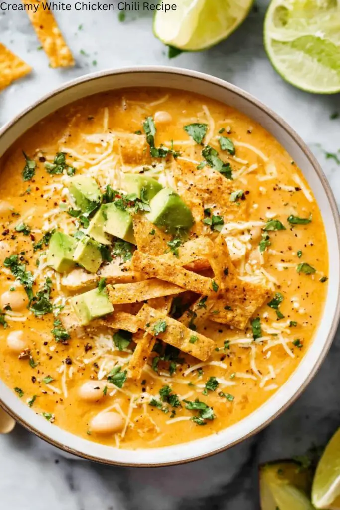 Creamy White Chicken Chili Recipe 4 Creamy White Chicken Chili Recipe