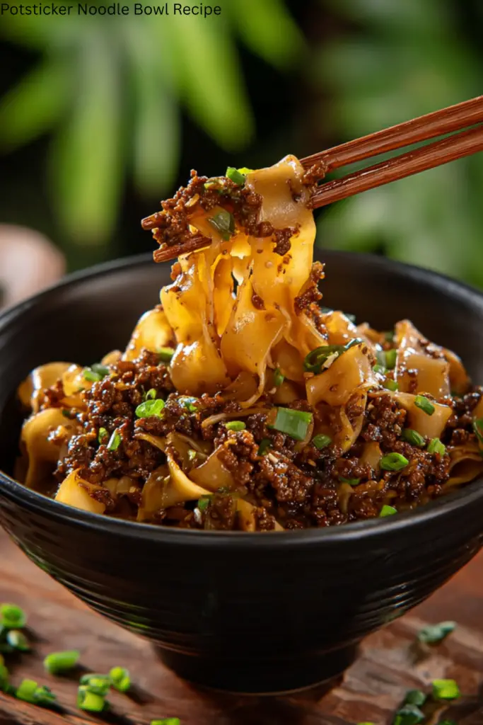Potsticker Noodle Bowl Recipe