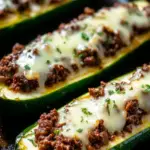 Easy Ground Beef Zucchini Boats (Healthy and Delicious) Recipe