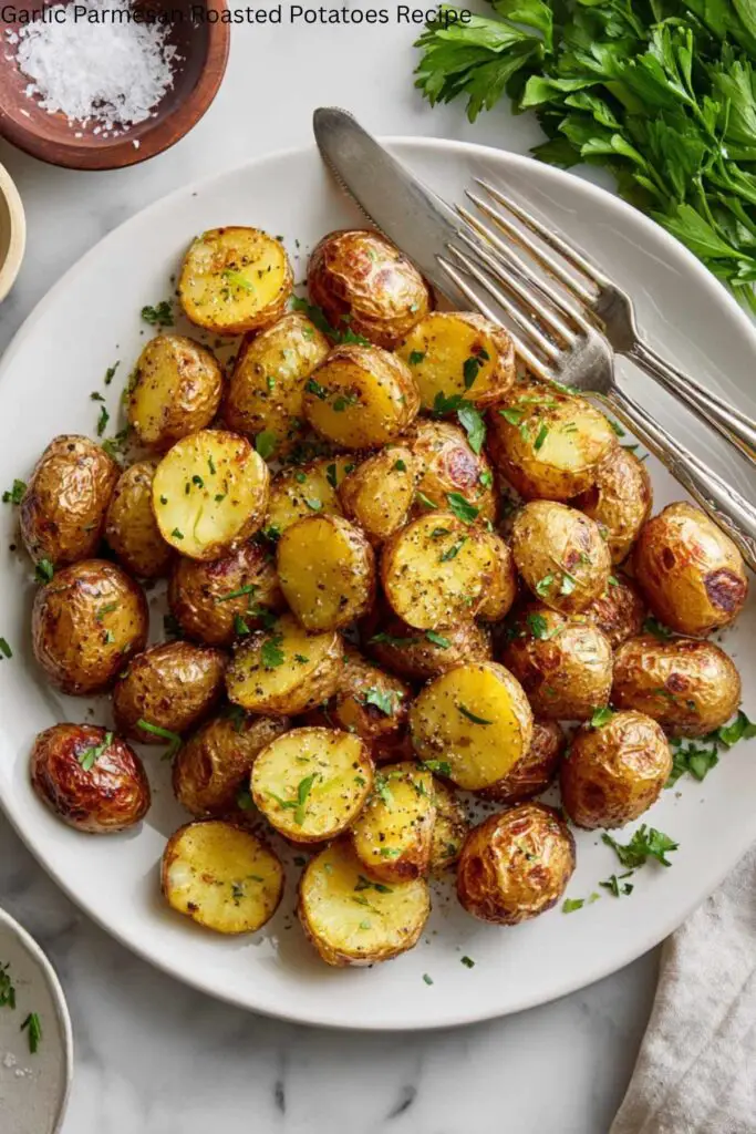 Garlic Parmesan Roasted Potatoes Recipe
