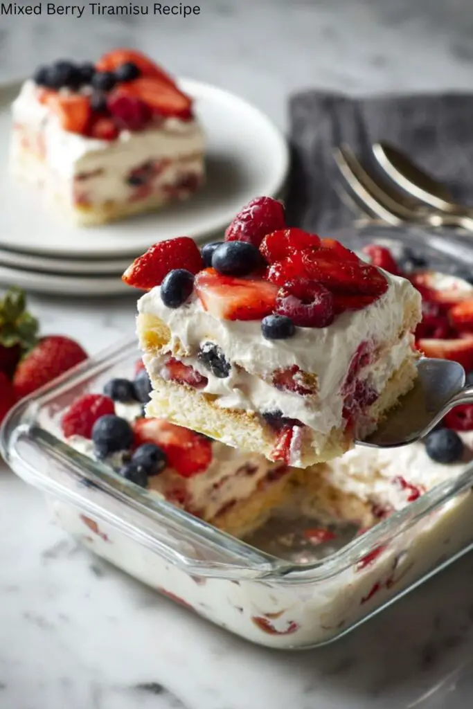 Mixed Berry Tiramisu Recipe