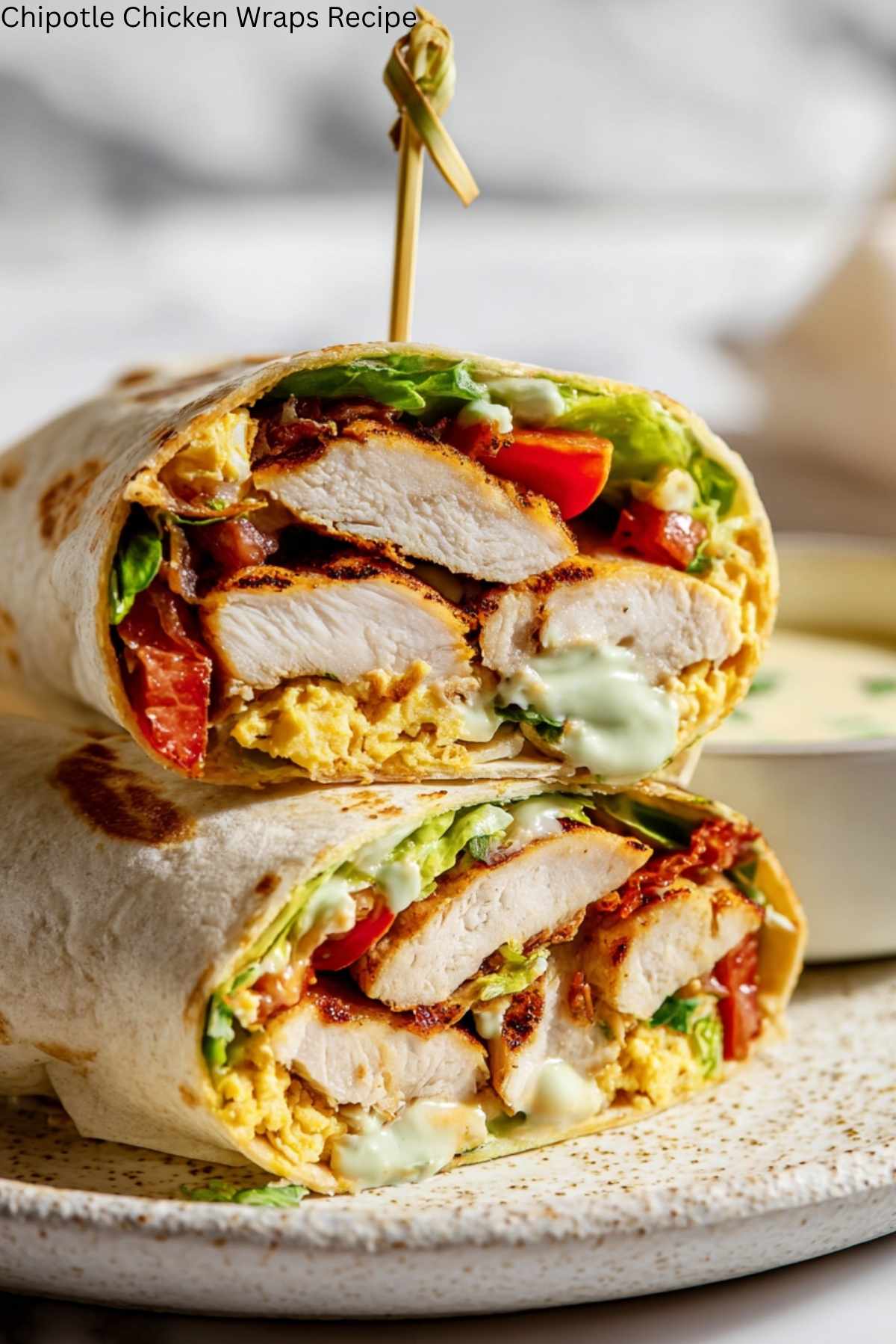 Chipotle Chicken Wraps Recipe