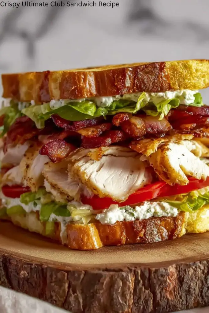 Crispy Ultimate Club Sandwich Recipe