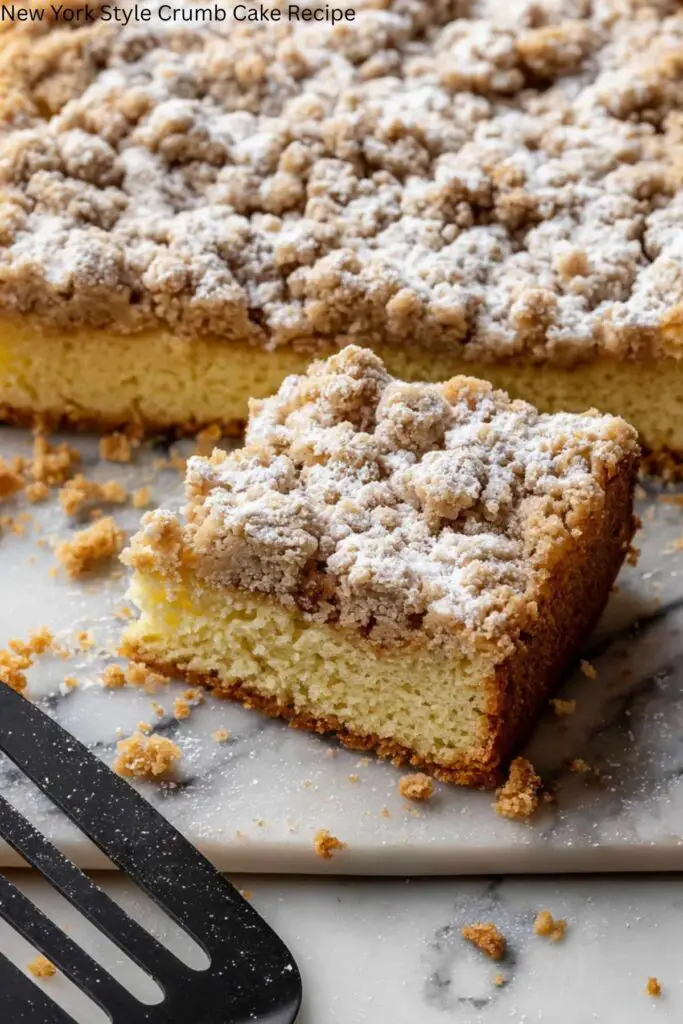 New York Style Crumb Cake Recipe