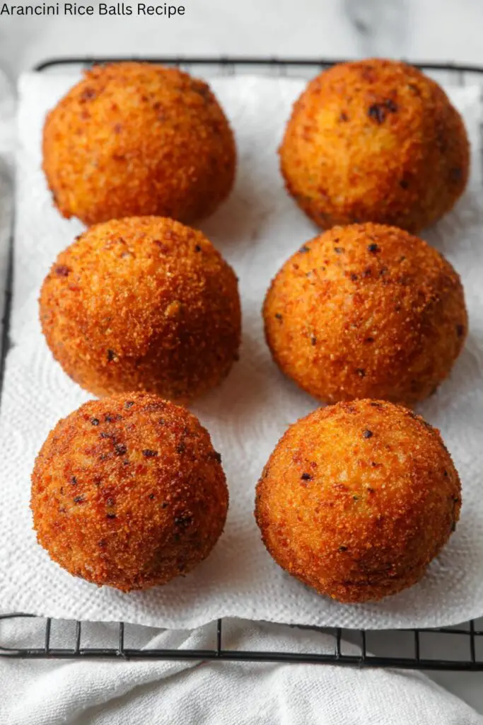 Arancini Rice Balls Recipe 4 Arancini Rice Balls Recipe