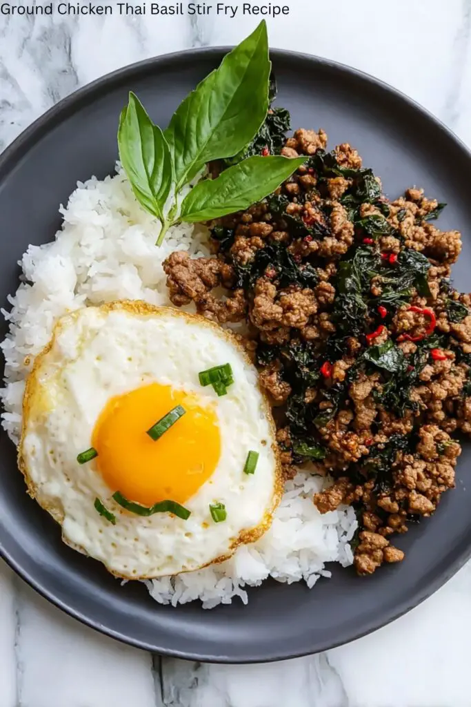 Ground Chicken Thai Basil Stir Fry Recipe 4 Ground Chicken Thai Basil Stir Fry Recipe