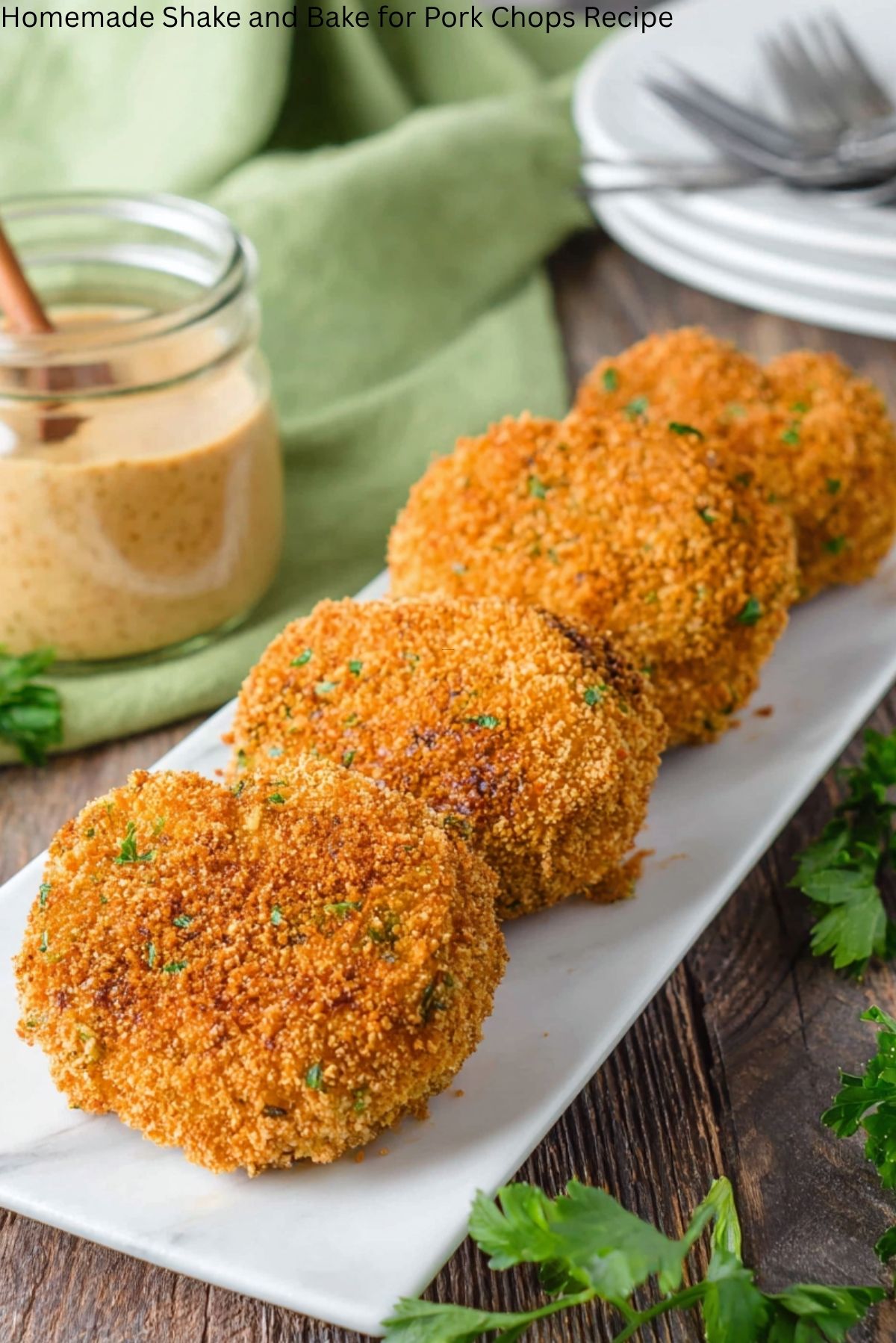 Homemade Shake and Bake for Pork Chops Recipe