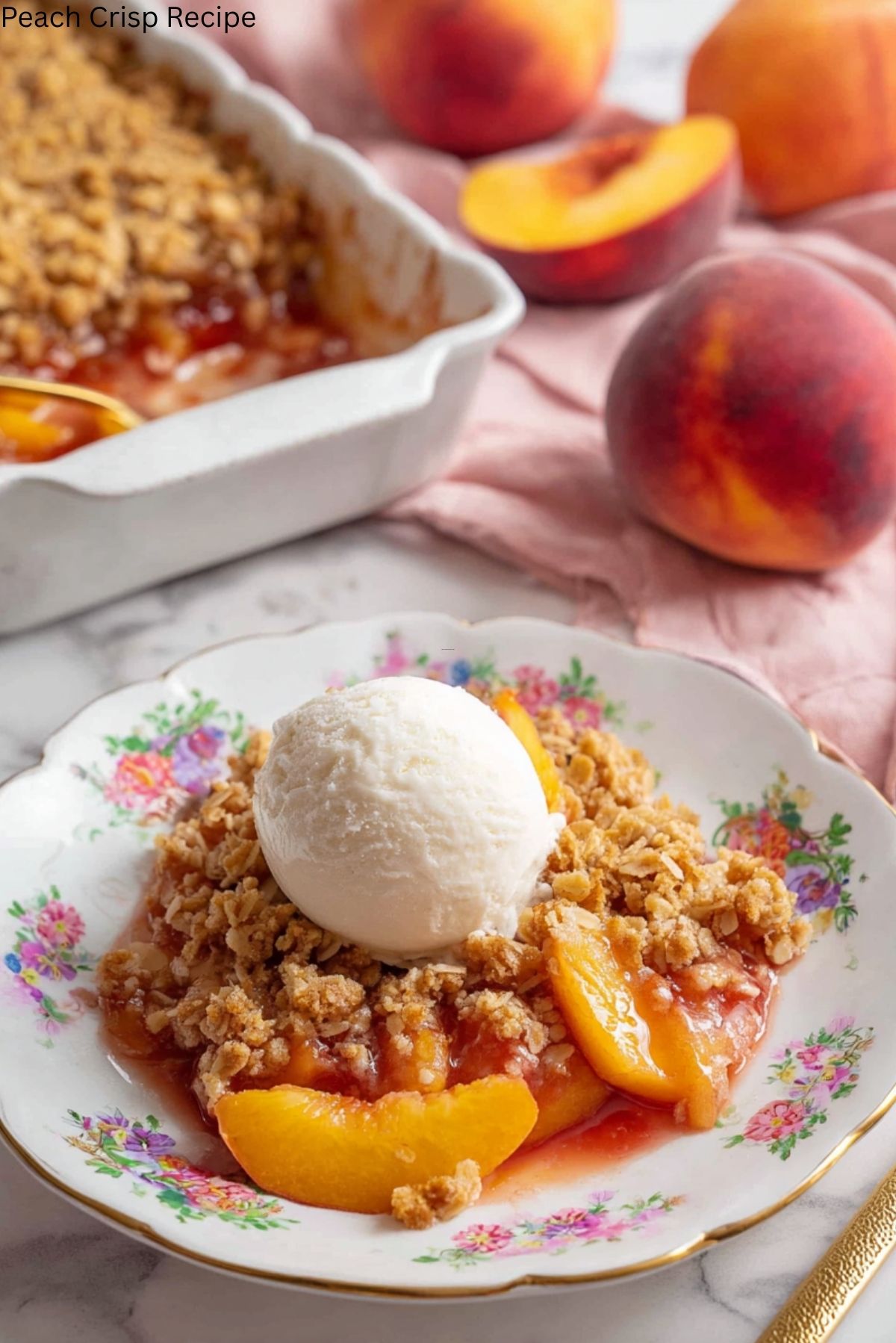 Peach Crisp Recipe