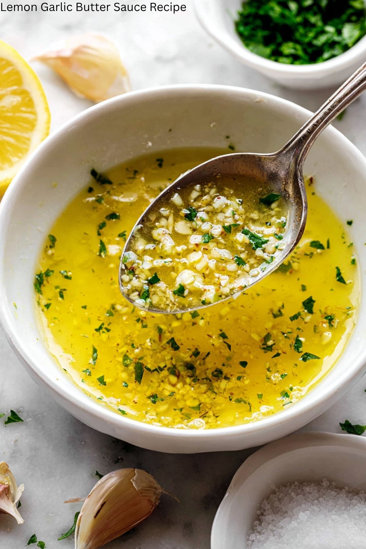 Lemon Garlic Butter Sauce Recipe