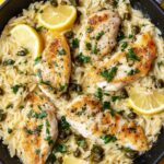 Cod Piccata with Orzo Recipe