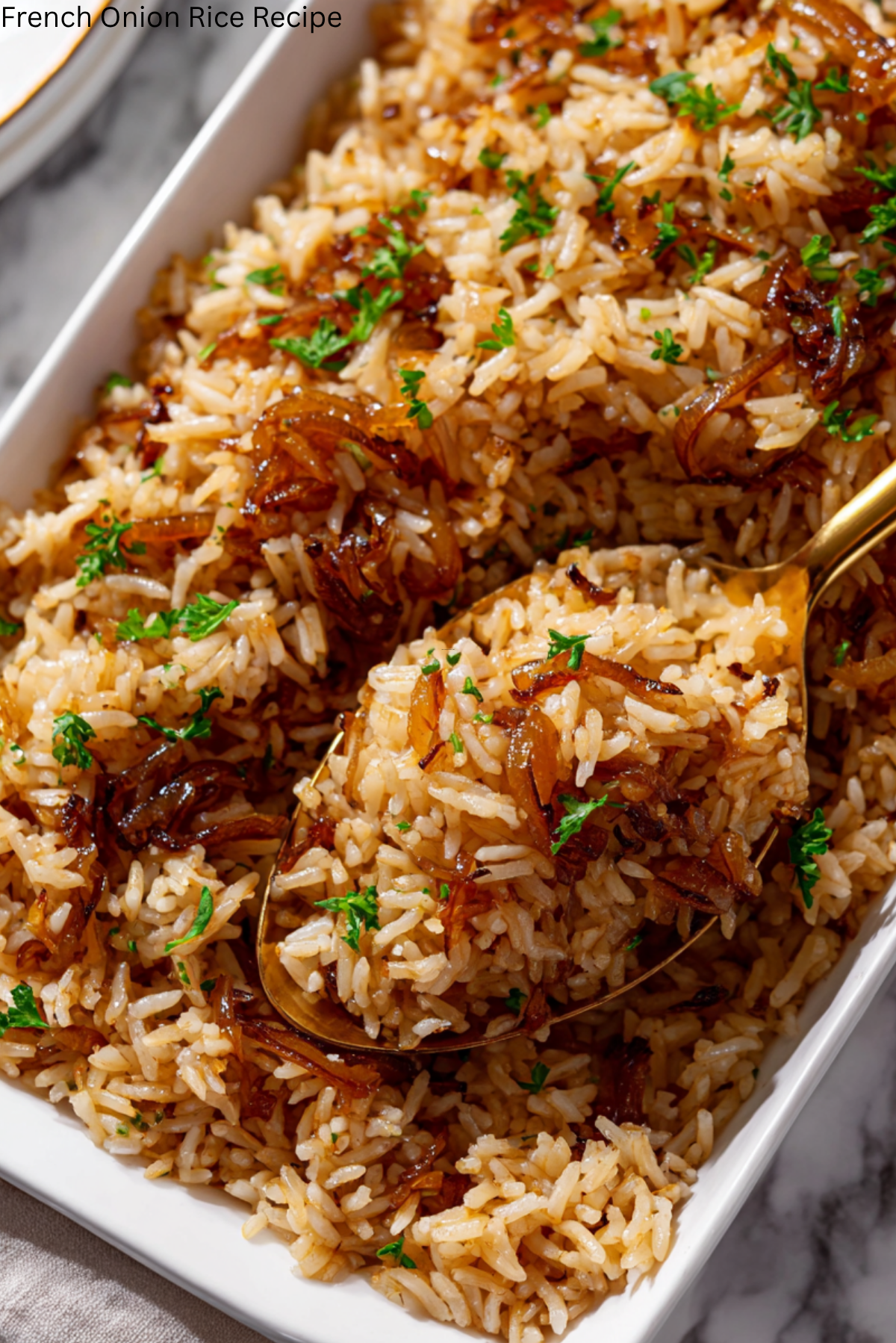 French Onion Rice Recipe