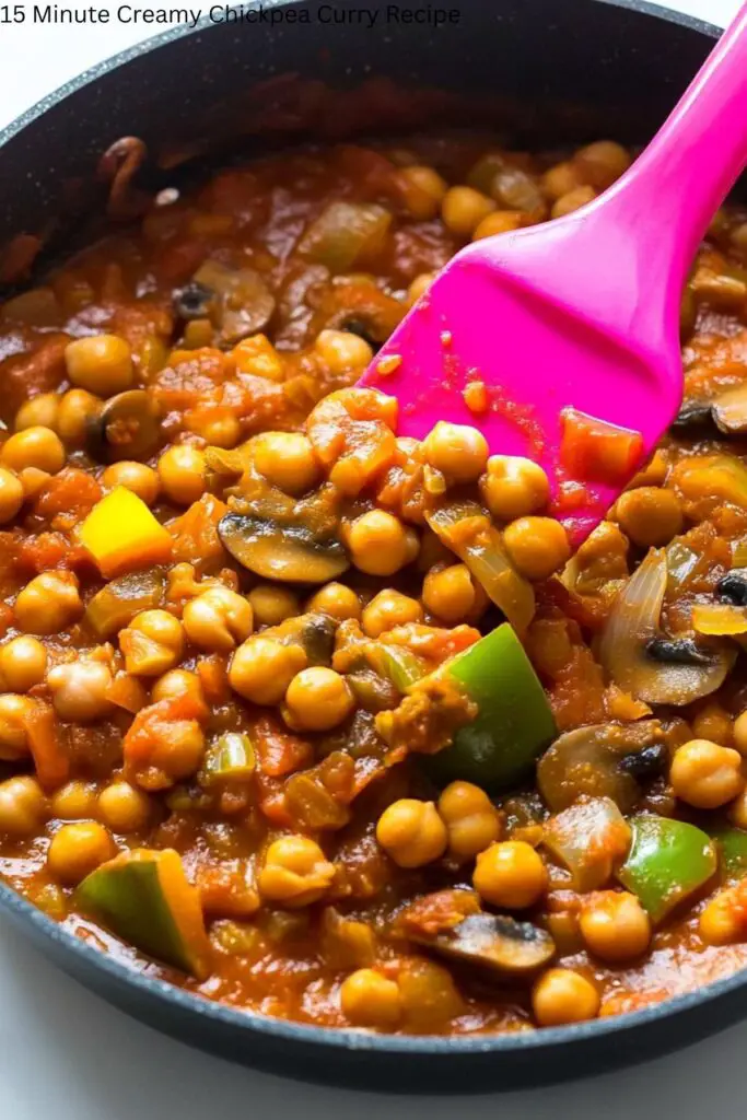 15 Minute Creamy Chickpea Curry Recipe 4 15 Minute Creamy Chickpea Curry Recipe