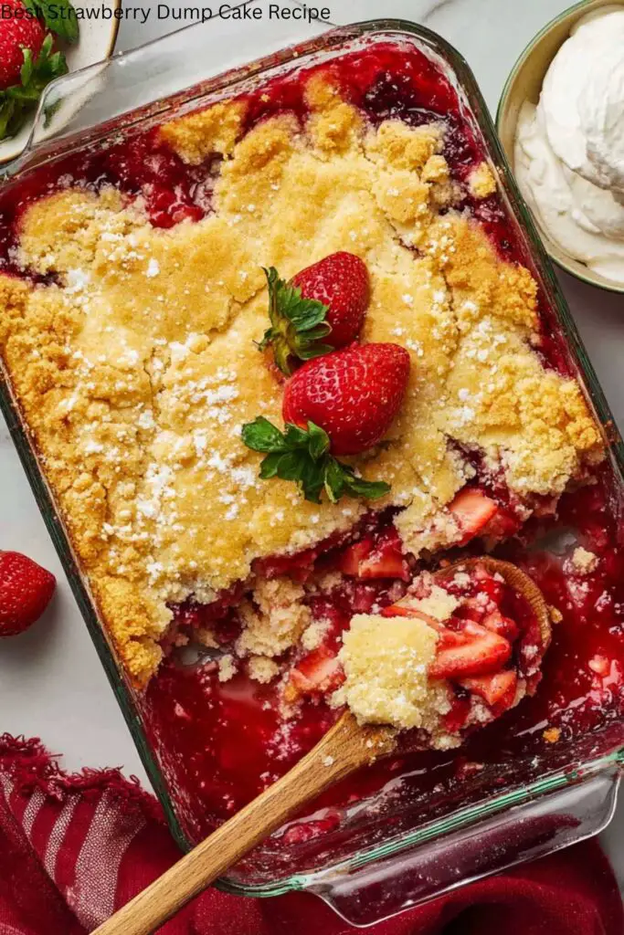 Best Strawberry Dump Cake Recipe