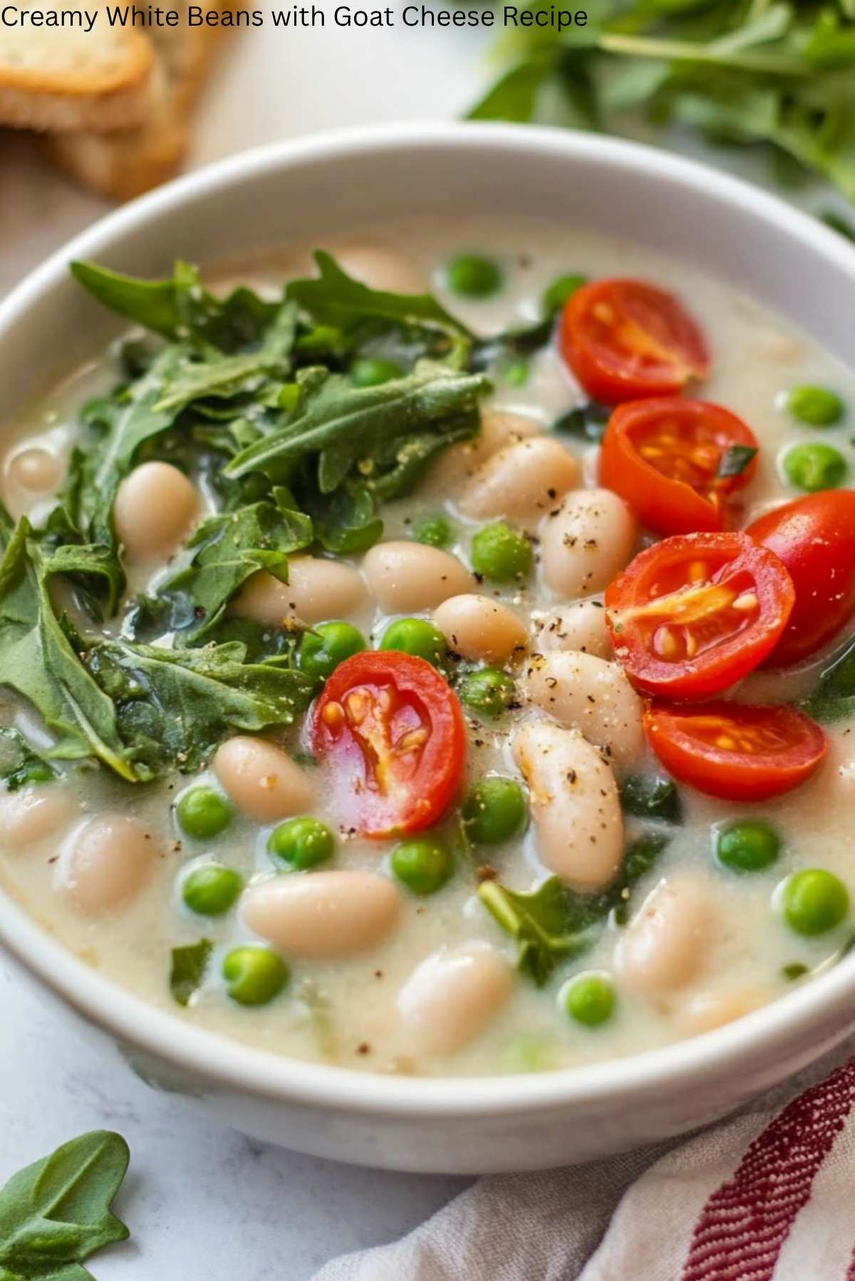 Creamy White Beans with Goat Cheese Recipe