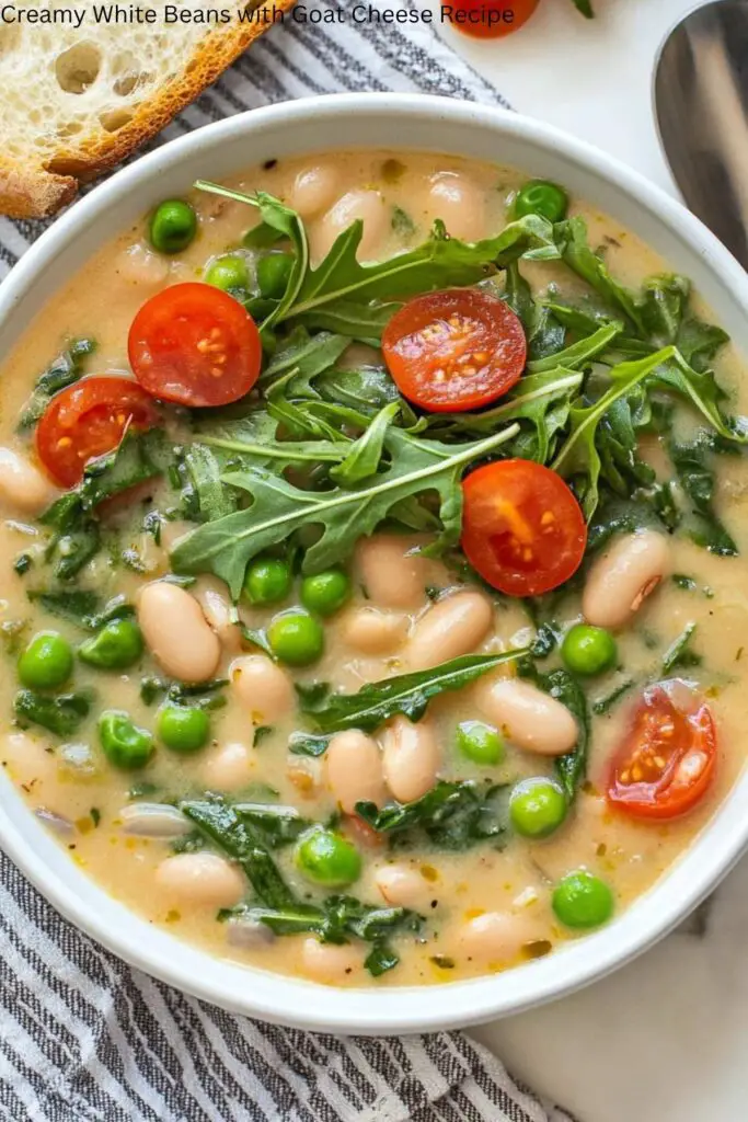 Creamy White Beans with Goat Cheese Recipe 4 Creamy White Beans with Goat Cheese Recipe
