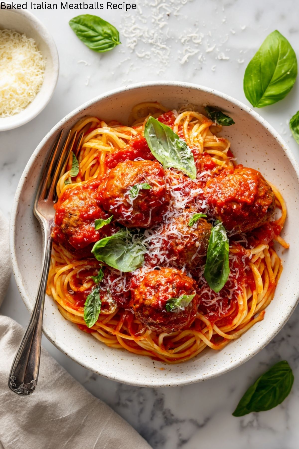 Baked Italian Meatballs Recipe