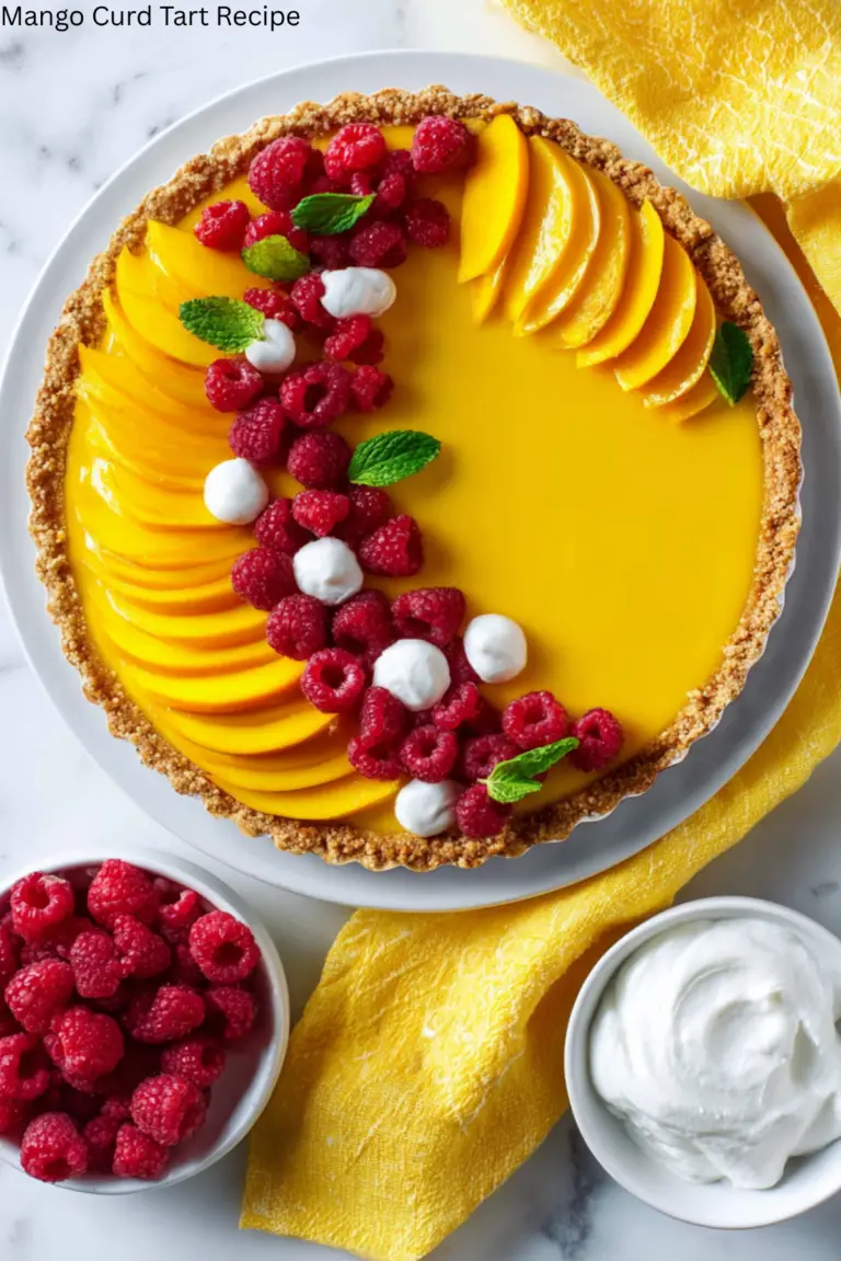 Mango Curd Tart Recipe