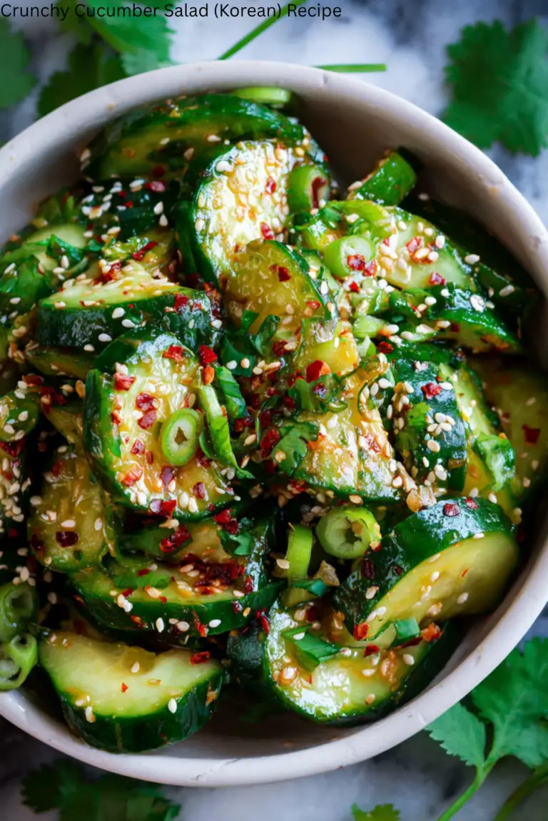 Crunchy Cucumber Salad (Korean) Recipe