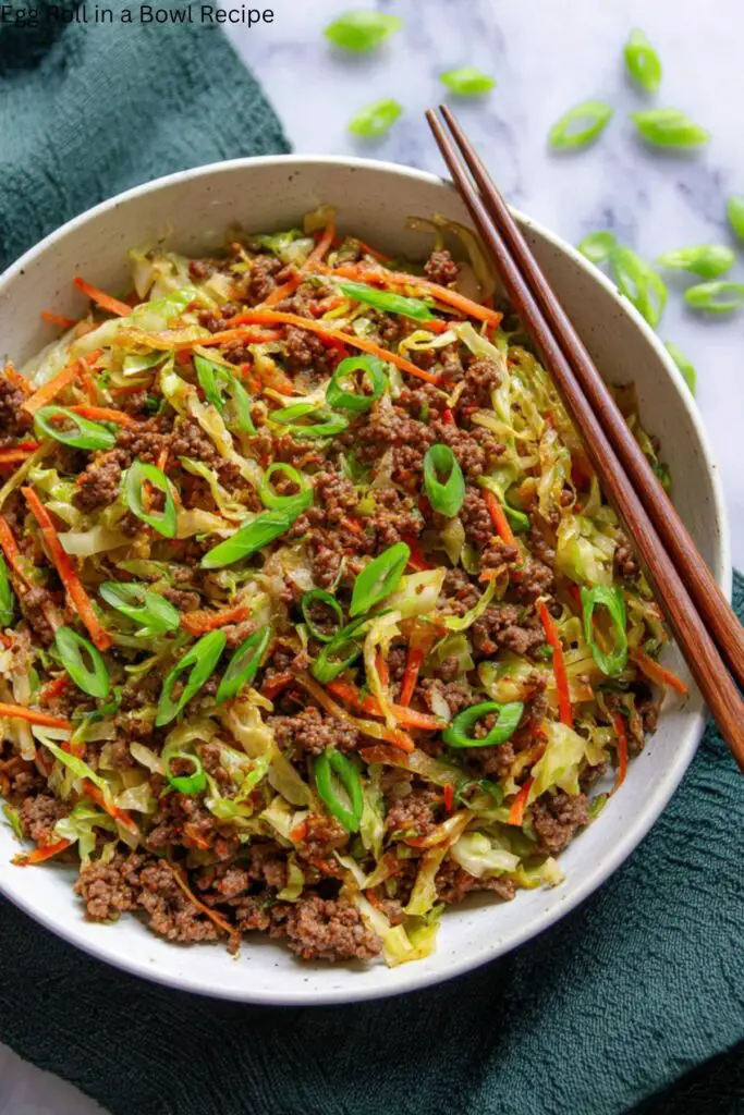 Egg Roll in a Bowl Recipe 4 Egg Roll in a Bowl Recipe