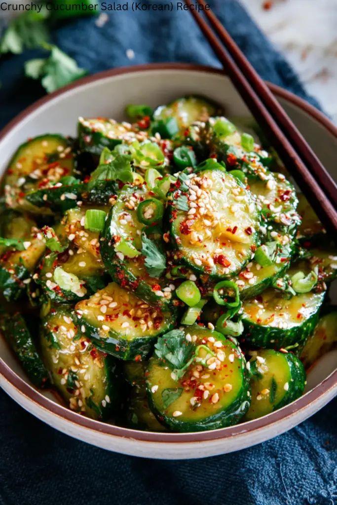 Crunchy Cucumber Salad (Korean) Recipe