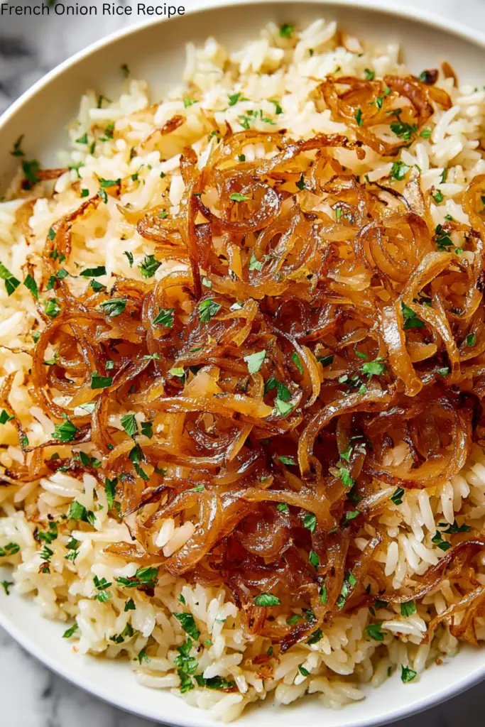 French Onion Rice Recipe 4 French Onion Rice Recipe