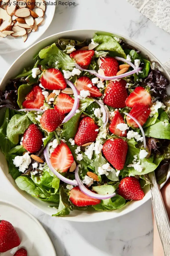 Easy Strawberry Salad Recipe 4 Easy Strawberry Salad Recipe