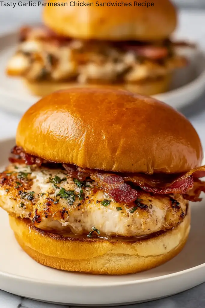 Tasty Garlic Parmesan Chicken Sandwiches Recipe 4 Tasty Garlic Parmesan Chicken Sandwiches Recipe