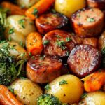 One-Pan Honey Garlic Kielbasa and Veggies Recipe